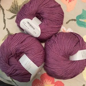 Purple yarn